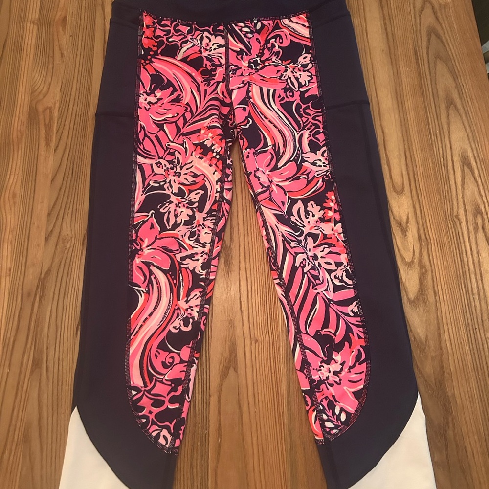 Lilly Pulitzer Luxletic Weekender Mid-Rise Midi Legging